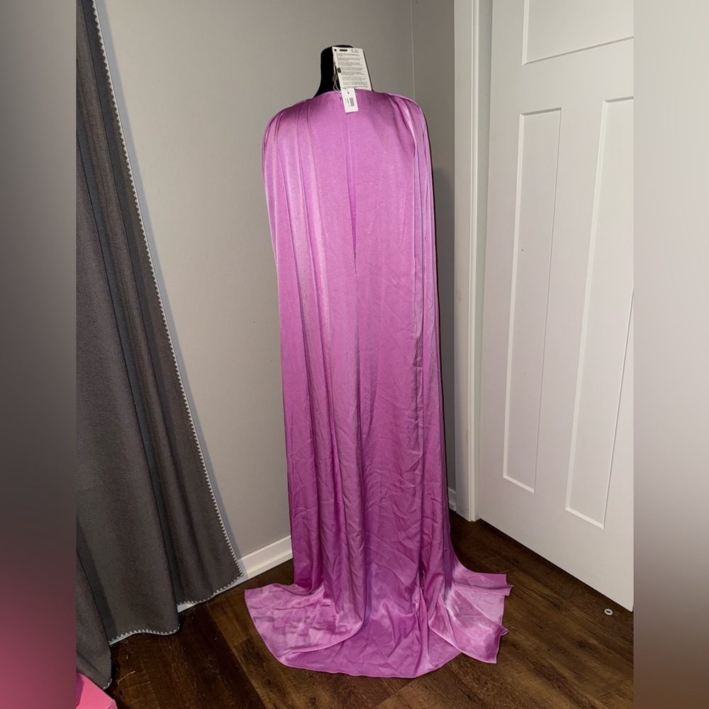 Alex Perry Hudson Cape Column Gown | Orchid | UK 12 / US 8 | NWT - Picture 7 of 11